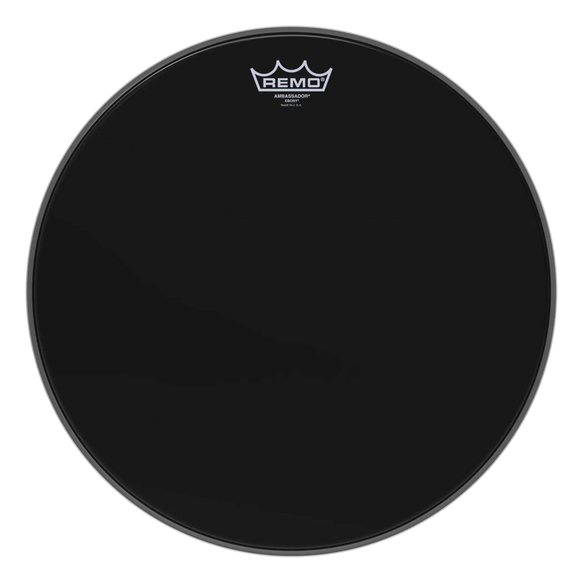 PARCHE BATERIA REMO AMBAS 16" EBANO ES-0016-00