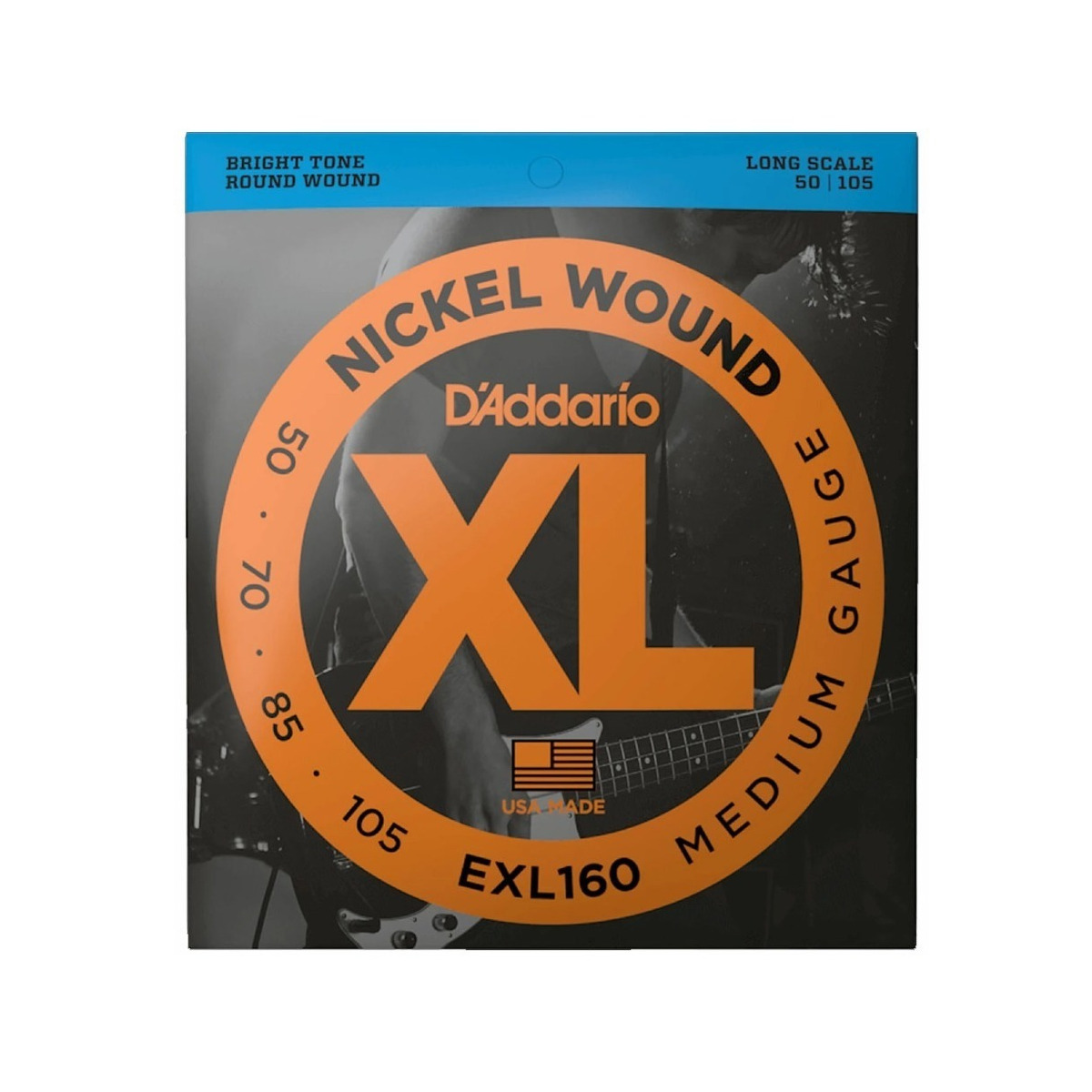 CUERDAS BAJO4C D"ADDARIO EXL160 50-105 L