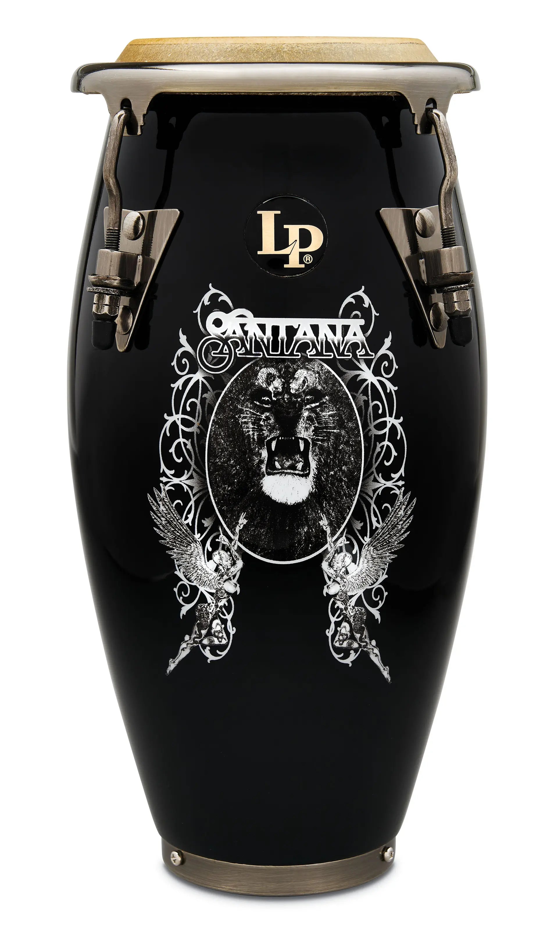 CONGA LP MINI 4 1/2 SANTANA LION NEGRO LPM197-SNL