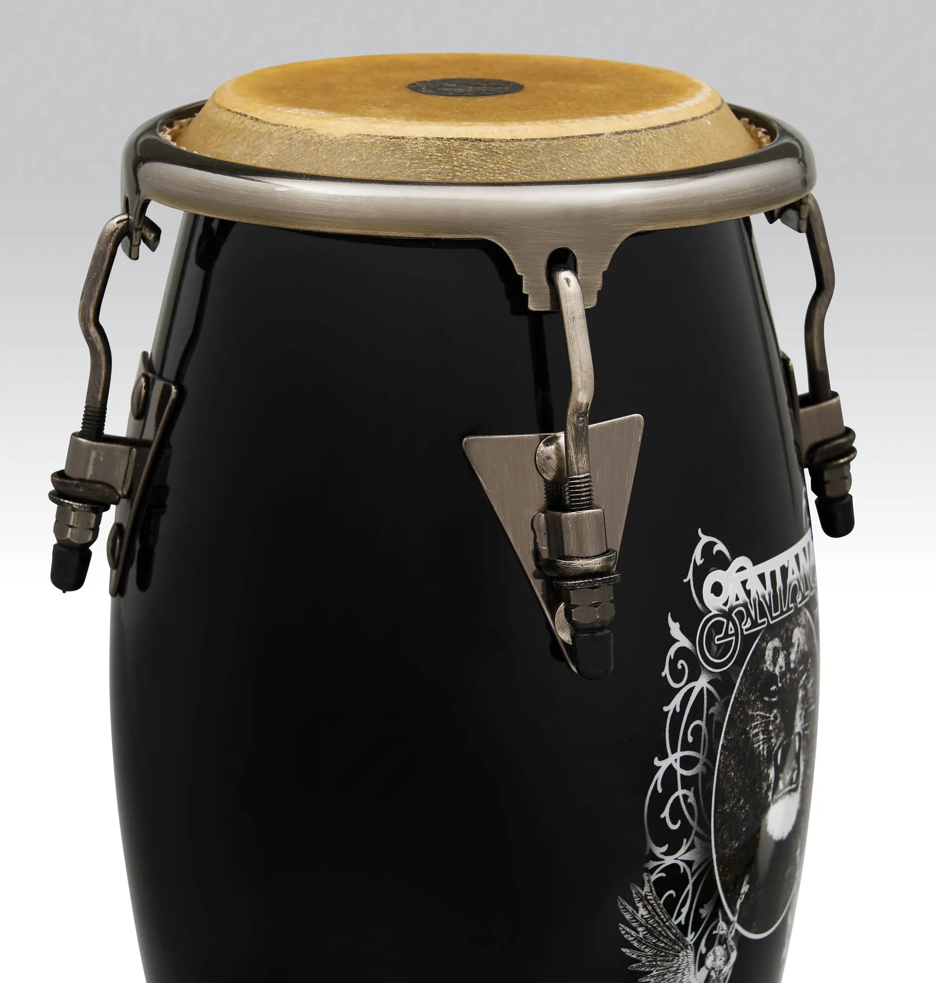 CONGA LP MINI 4 1/2 SANTANA LION NEGRO LPM197-SNL