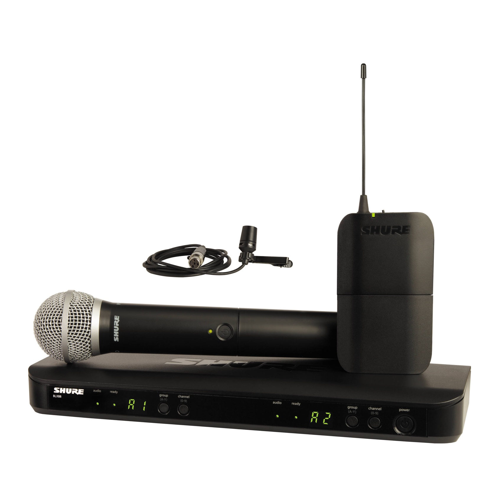 MICROFONO SHURE BLX1288/CVL SOLAPA COMBO