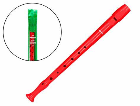 FLAUTA DULCE HOHNER SOPRANO 9508 ROJO B95084RE